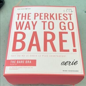 NWT Aerie The Bare Bra In Size D
